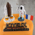 Kit décor gâteau astronaute Kit décor gâteau astronaute