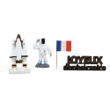 Kit décor gâteau astronaute Kit décor gâteau astronaute