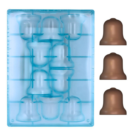 Moule chocolat cloches 6 cm