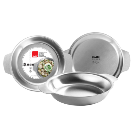 Plat de service inox