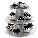 Présentoir à cupcakes argent Gatodéco Présentoir à cupcakes argent Gatodéco