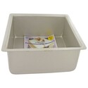 Moule alu carré 20 cm H 10 cm PME Moule alu carré 20 cm H 10 cm PME