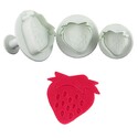 Découpoirs éjecteurs Fraises Technicake (x3) Découpoirs éjecteurs Fraises Technicake (x3)