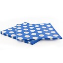 20 Serviettes papier bleu pois blanc Gatodéco 20 Serviettes papier bleu pois blanc Gatodéco