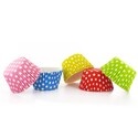 Moule muffins carton à pois Optima (x120) Moule muffins carton à pois Optima (x120)
