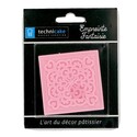 Empreinte carrée fantaisie Technicake Empreinte carrée fantaisie Technicake