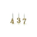 Support, Chiffre Or et Bougie (x10) Support, Chiffre Or et Bougie (x10)